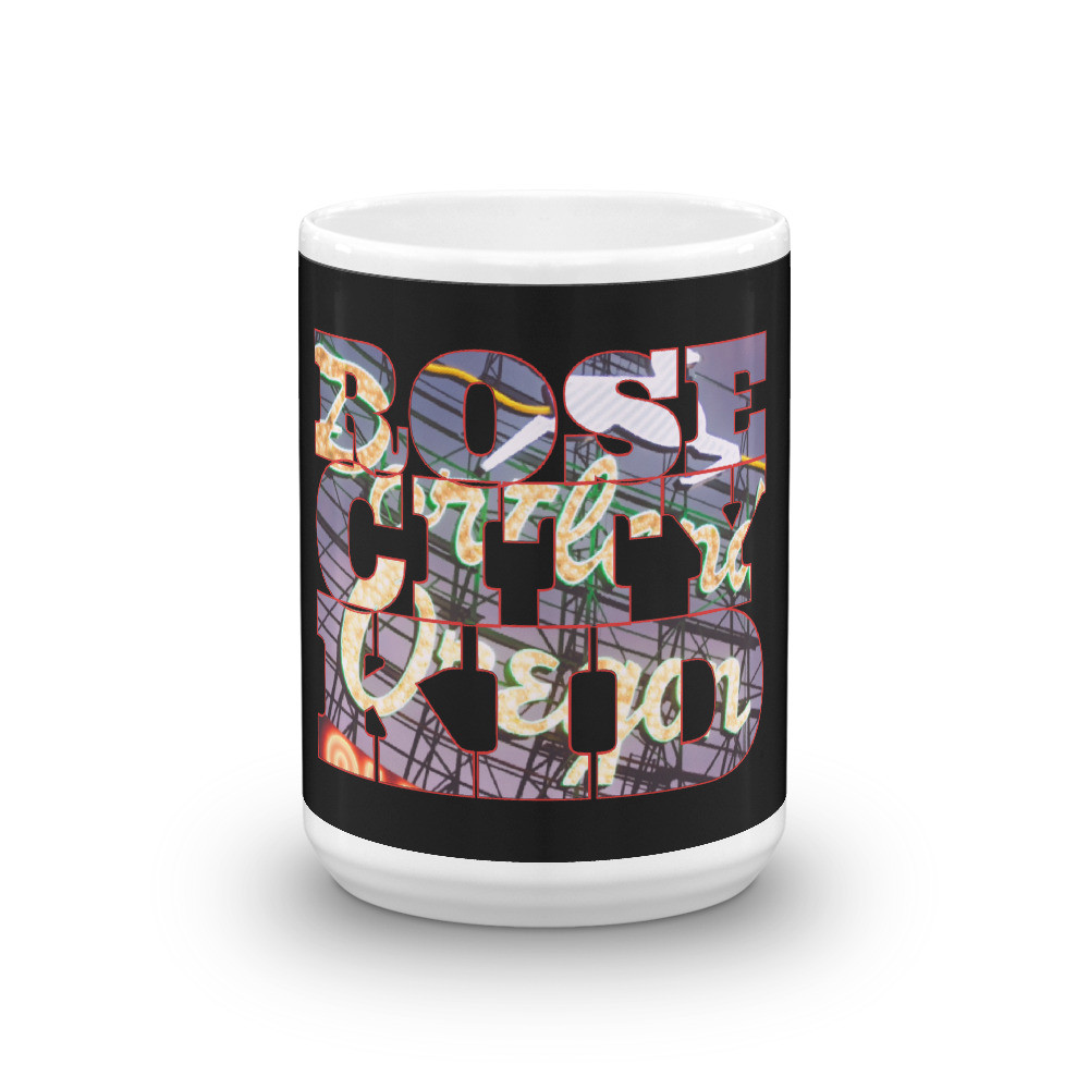 BLACK Rose City Kid Mug