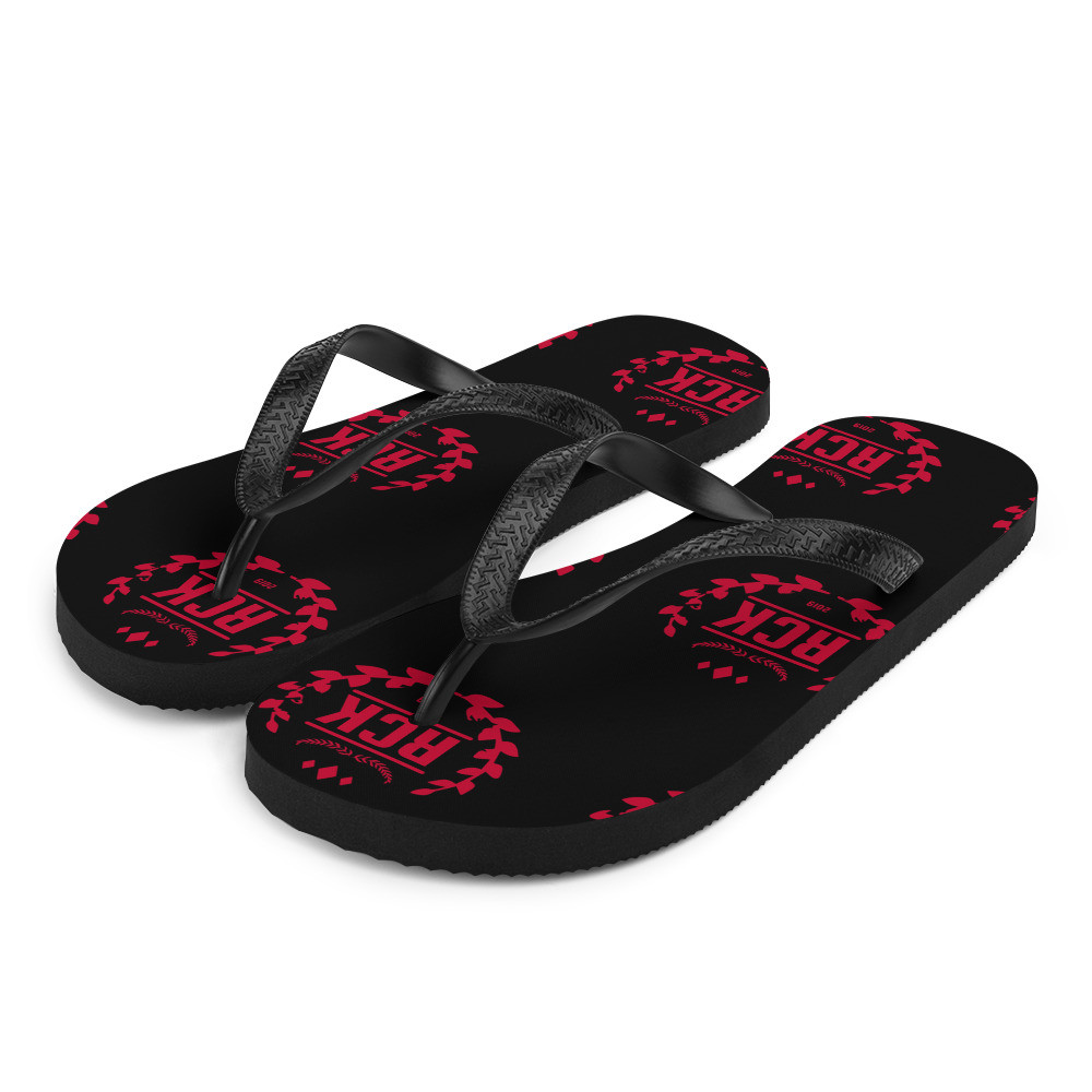 Crimson Flip-Flops