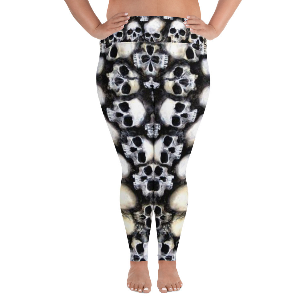 Wall Of Death - All-Over Print Plus Size Leggings