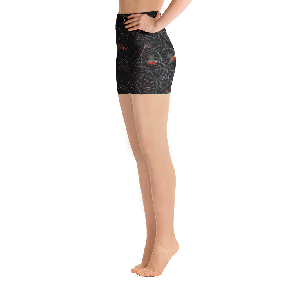 The Black Widow - Yoga Shorts