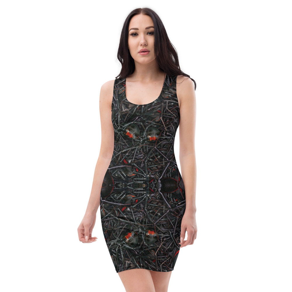 The Black Widow - Sublimation Cut & Sew Dress