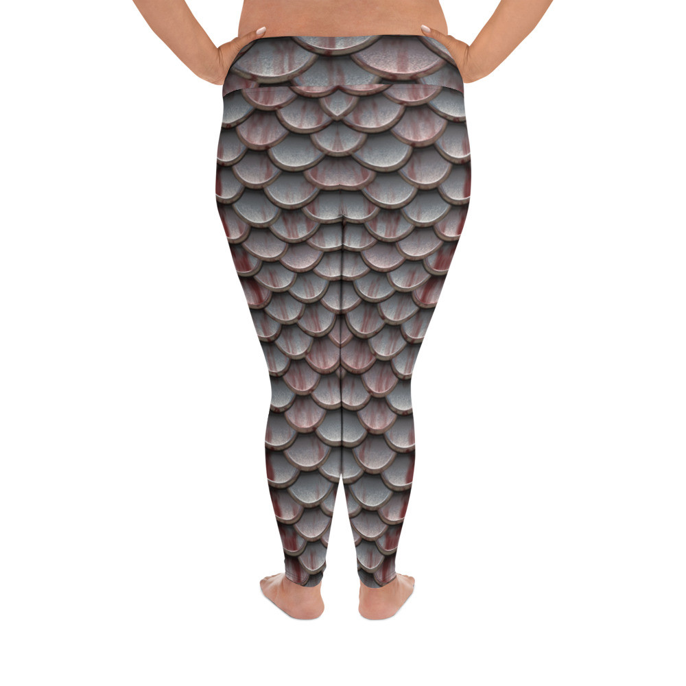 Bloody Scales - All-Over Print Plus Size Leggings