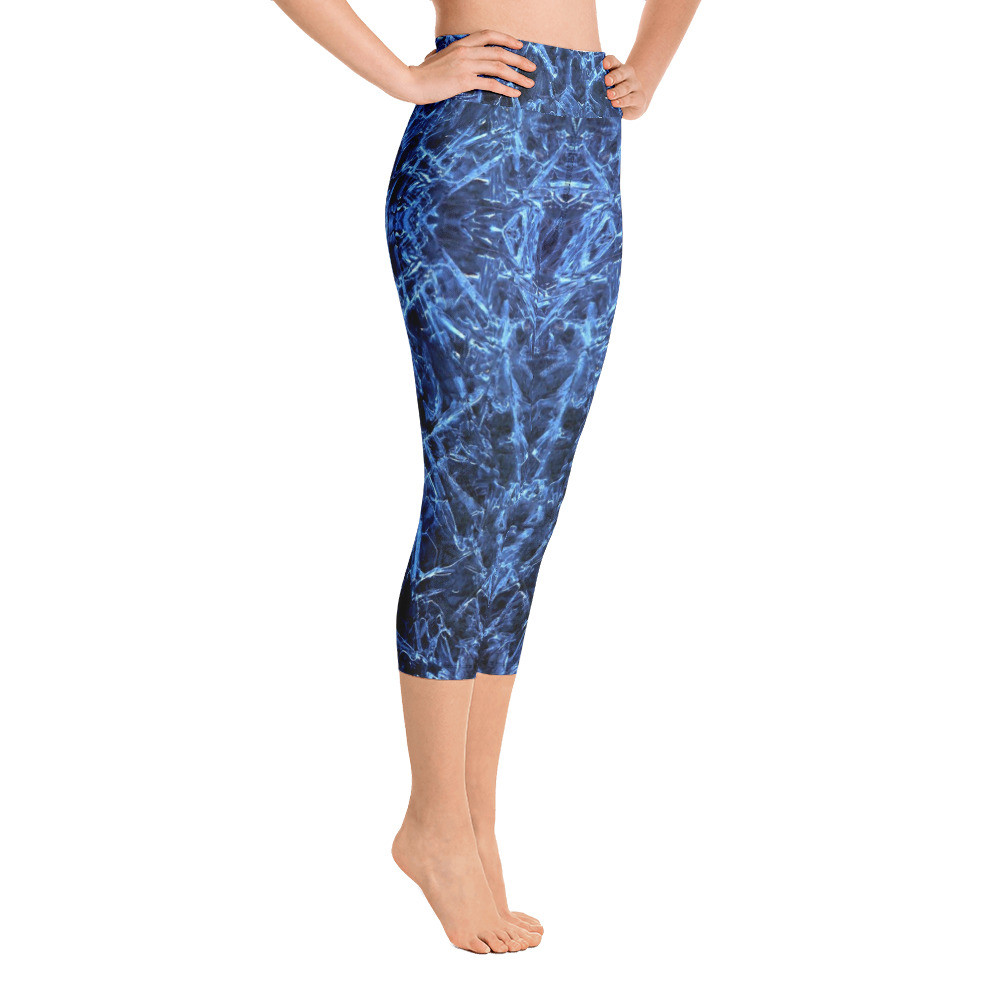 Crystalized - Yoga Capri Leggings