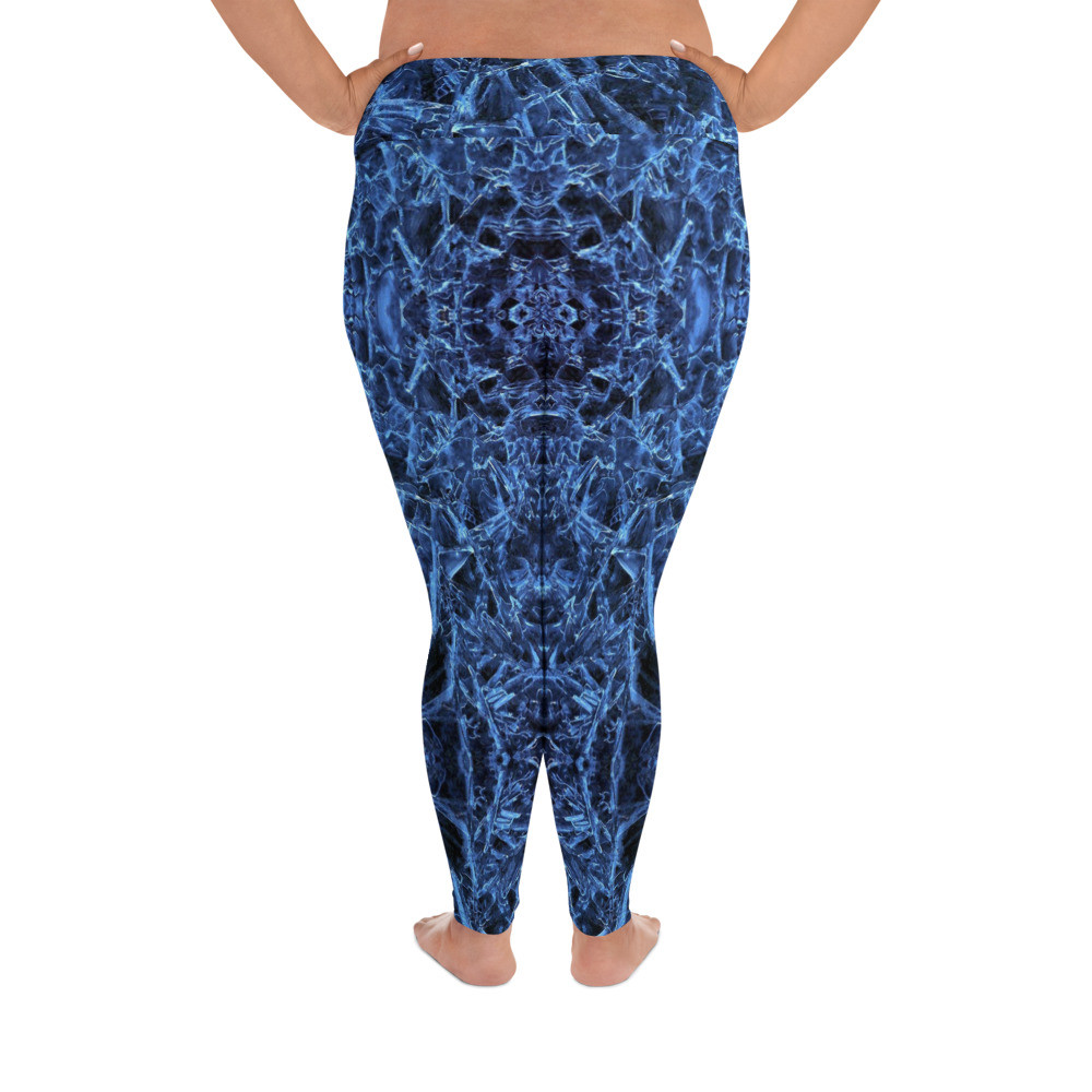 Crystalized - All-Over Print Plus Size Leggings
