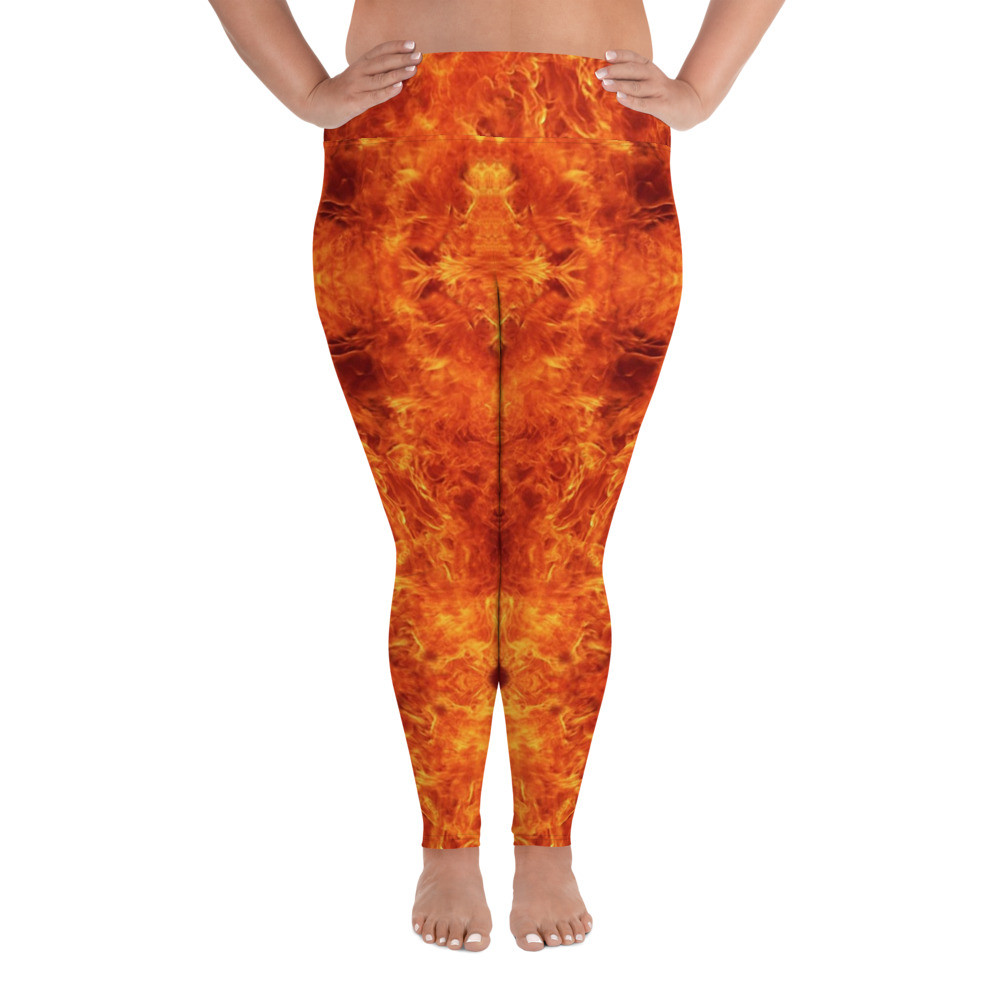 Explosive Personality - All-Over Print Plus Size Leggings