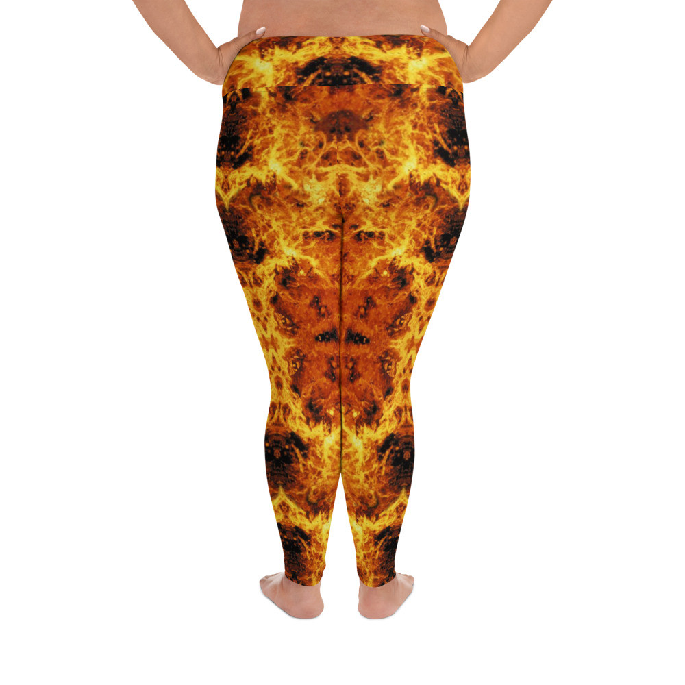 Infernal Rage - All-Over Print Plus Size Leggings