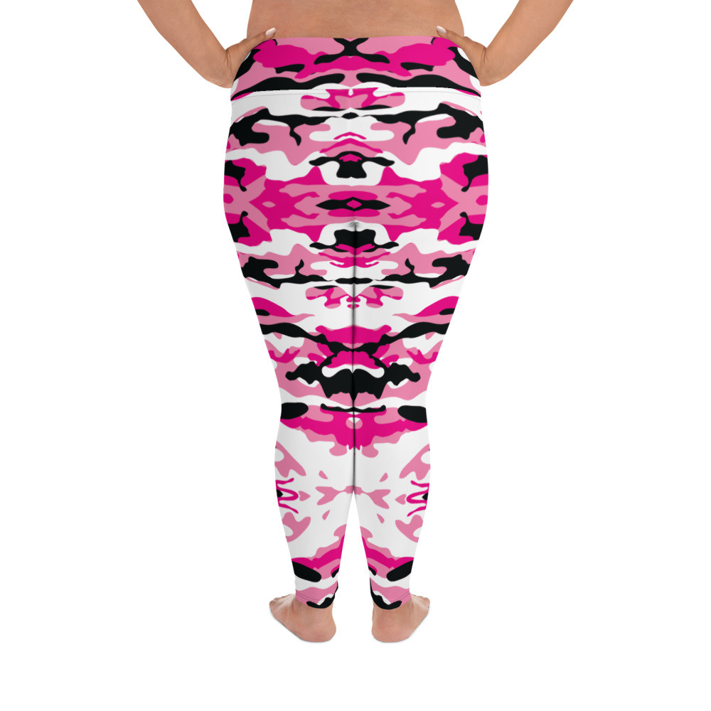 Pink Camo - All-Over Print Plus Size Leggings