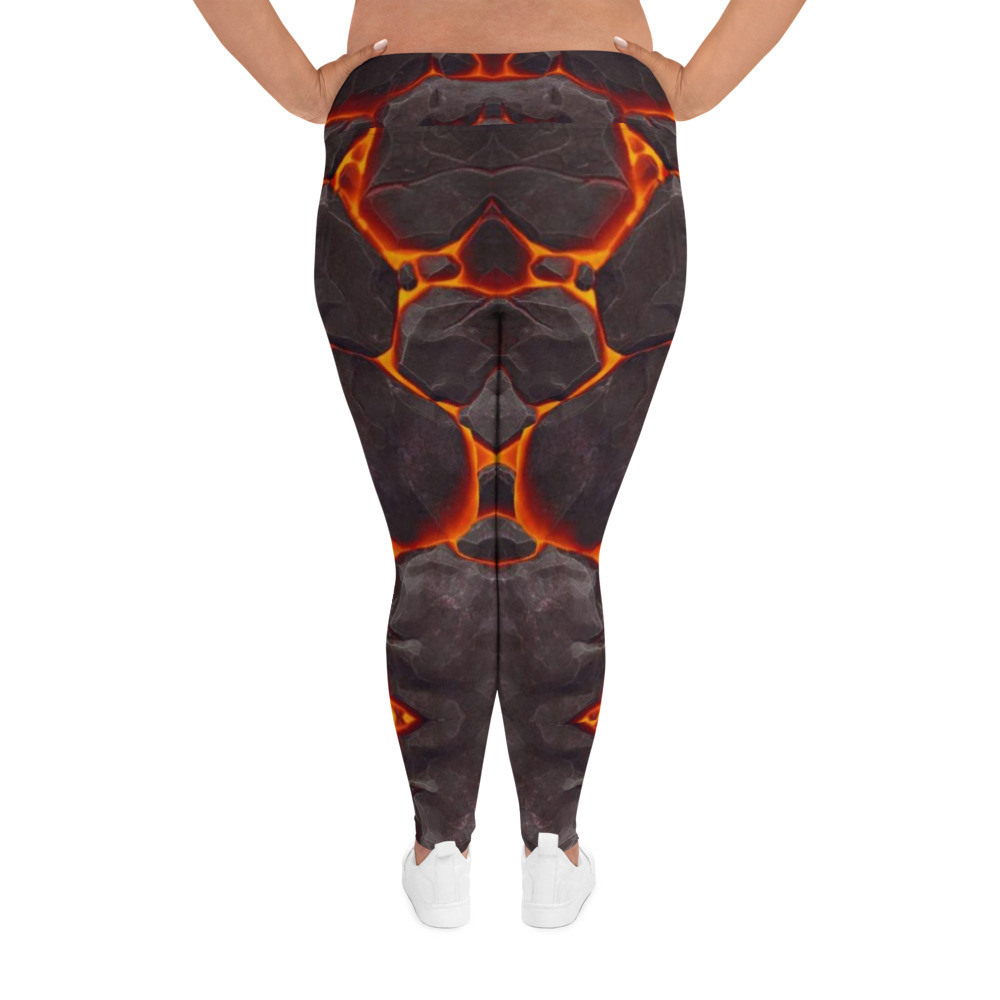 Molten Core - All-Over Print Plus Size Leggings
