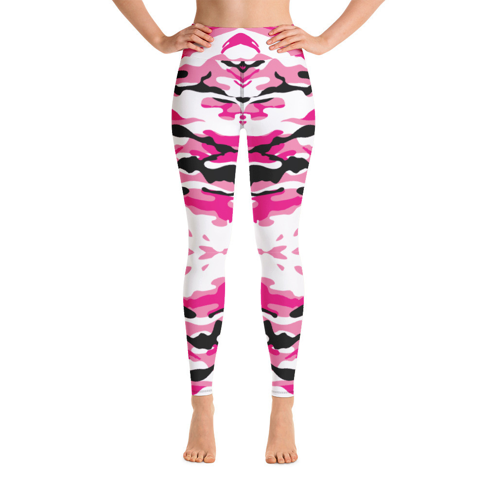 Pink Camo - Yoga Leggings
