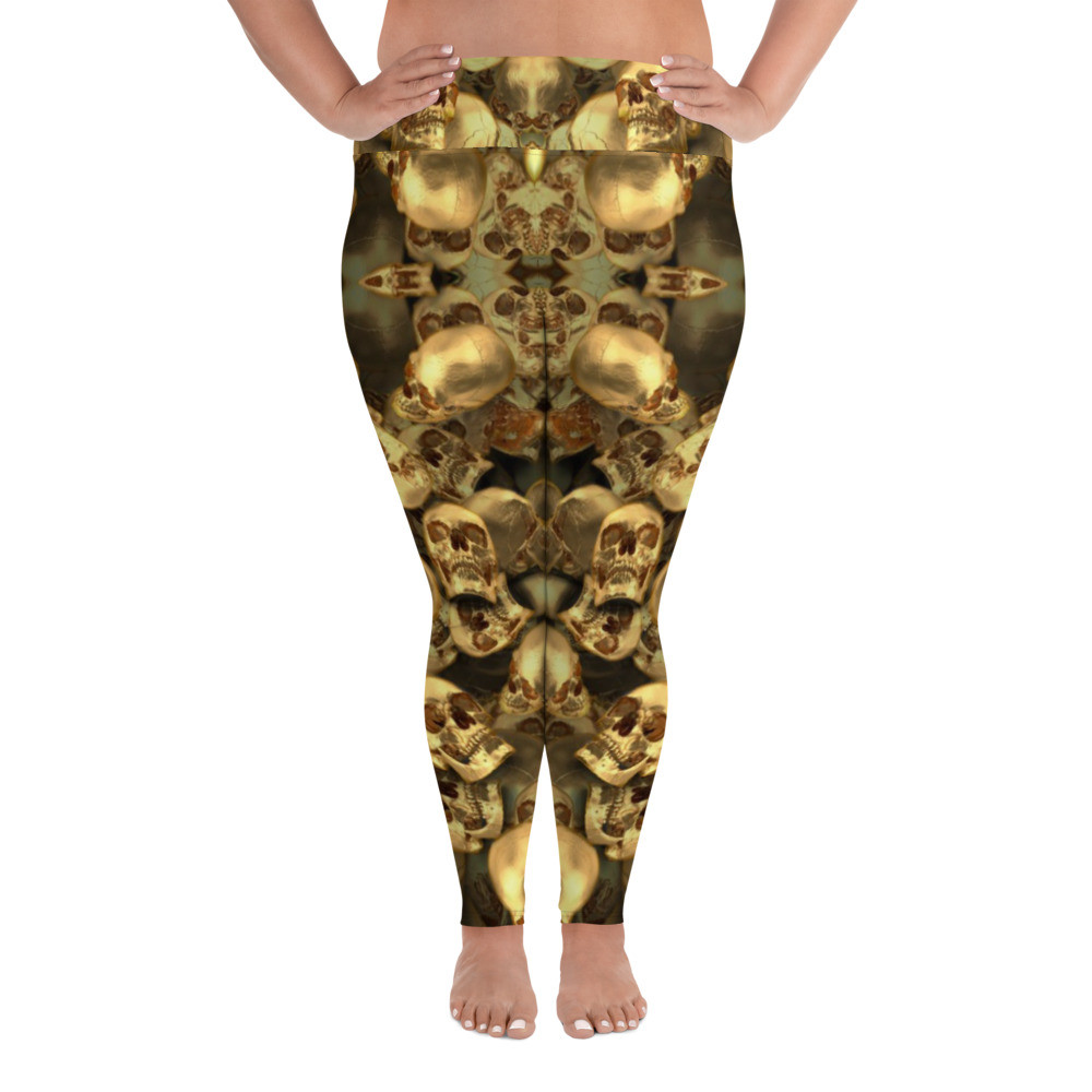 Gold Digger - All-Over Print Plus Size Leggings