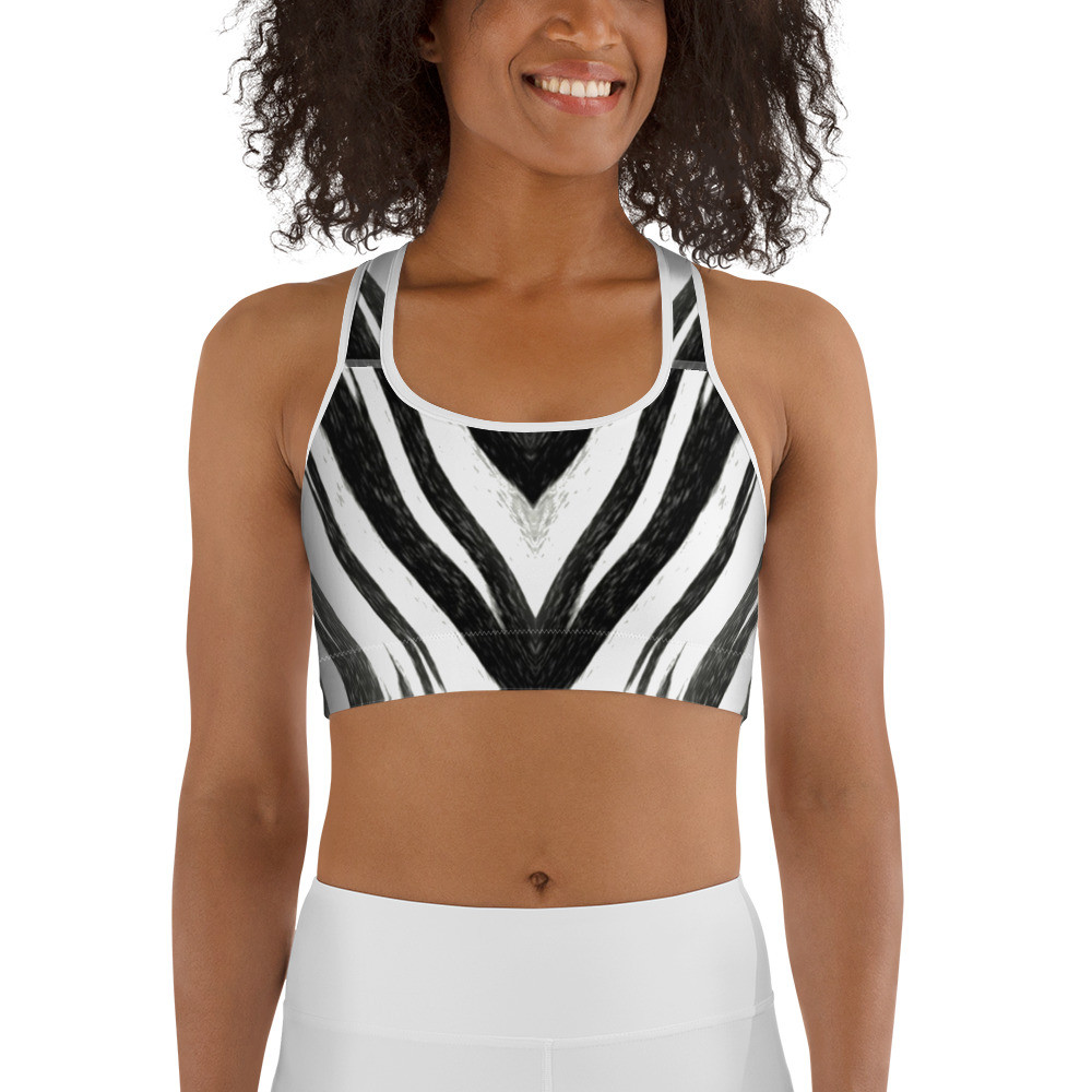 Zebra -Sports bra
