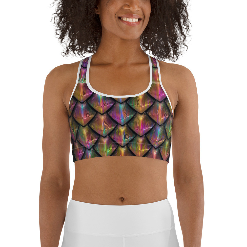 Rainbow Dragon - Sports bra