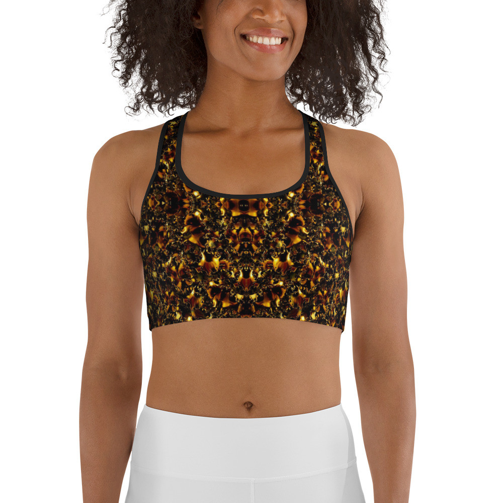 Molten Gold Sploosh - Sports bra