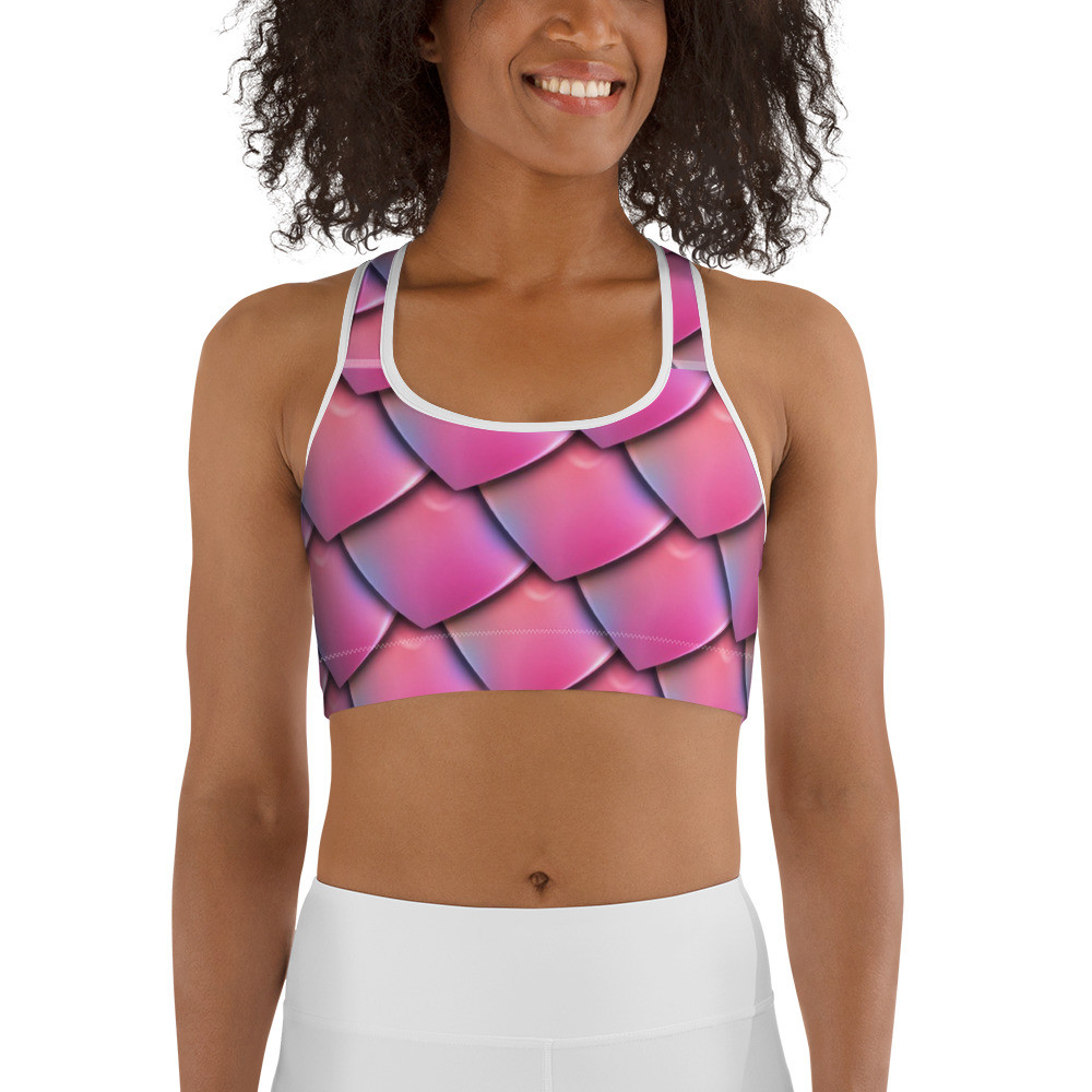 Pink Serpent - Sports bra