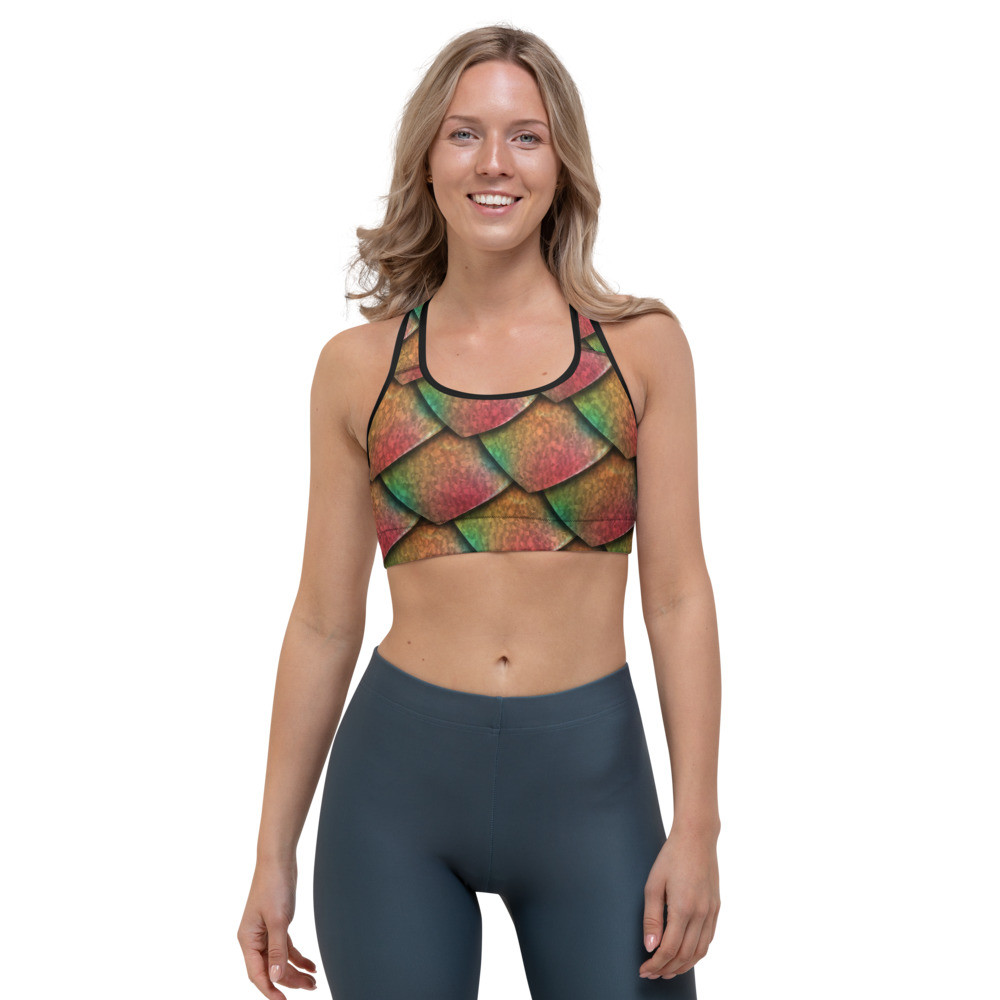 Fractal Serpent - Sports bra