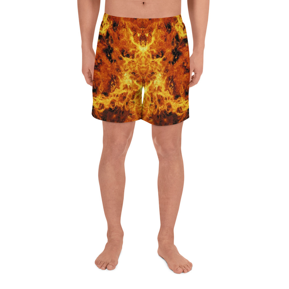 Infernal Rage - Men's Athletic Long Shorts