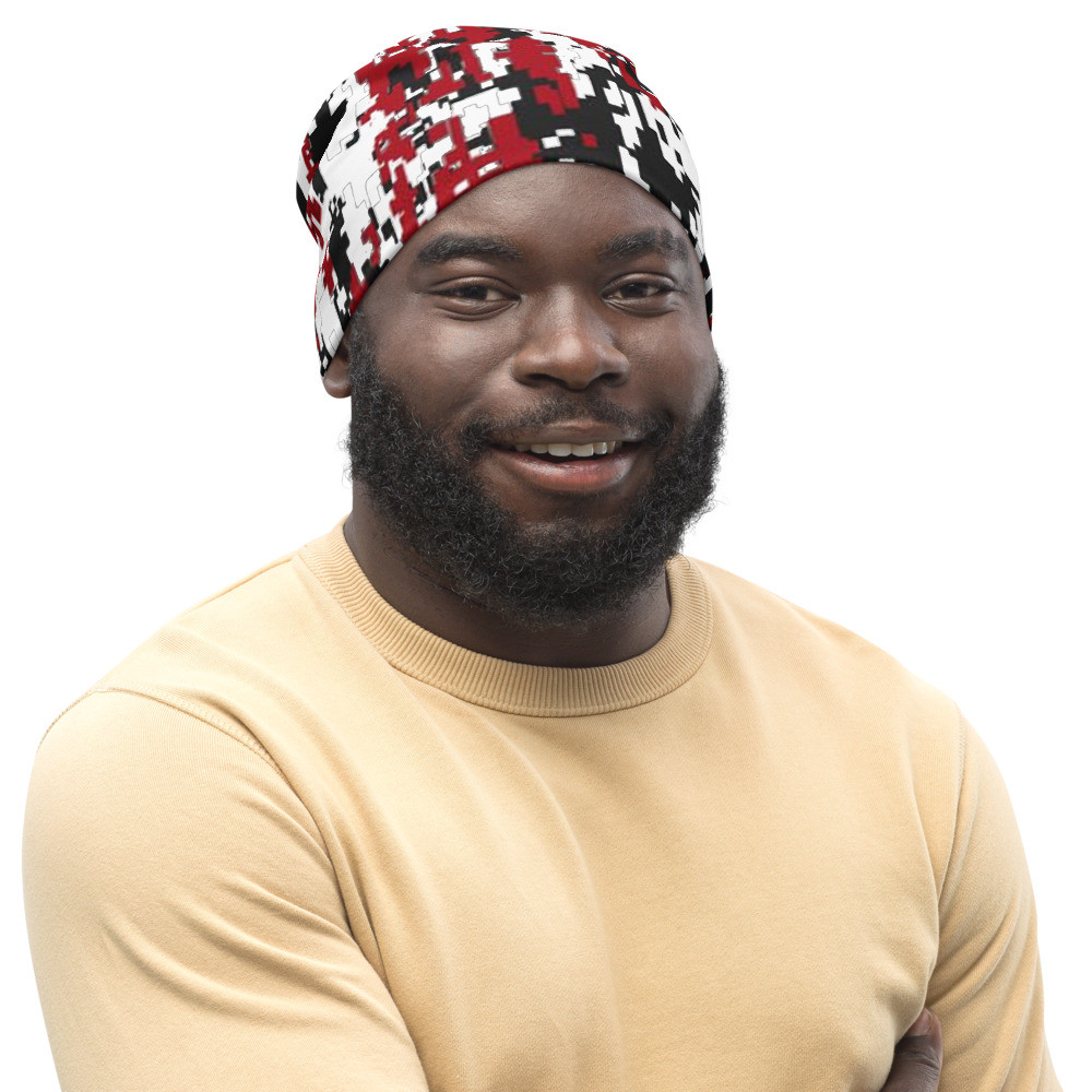 Red Dusk Digi-snow - All-Over Print Skullcap