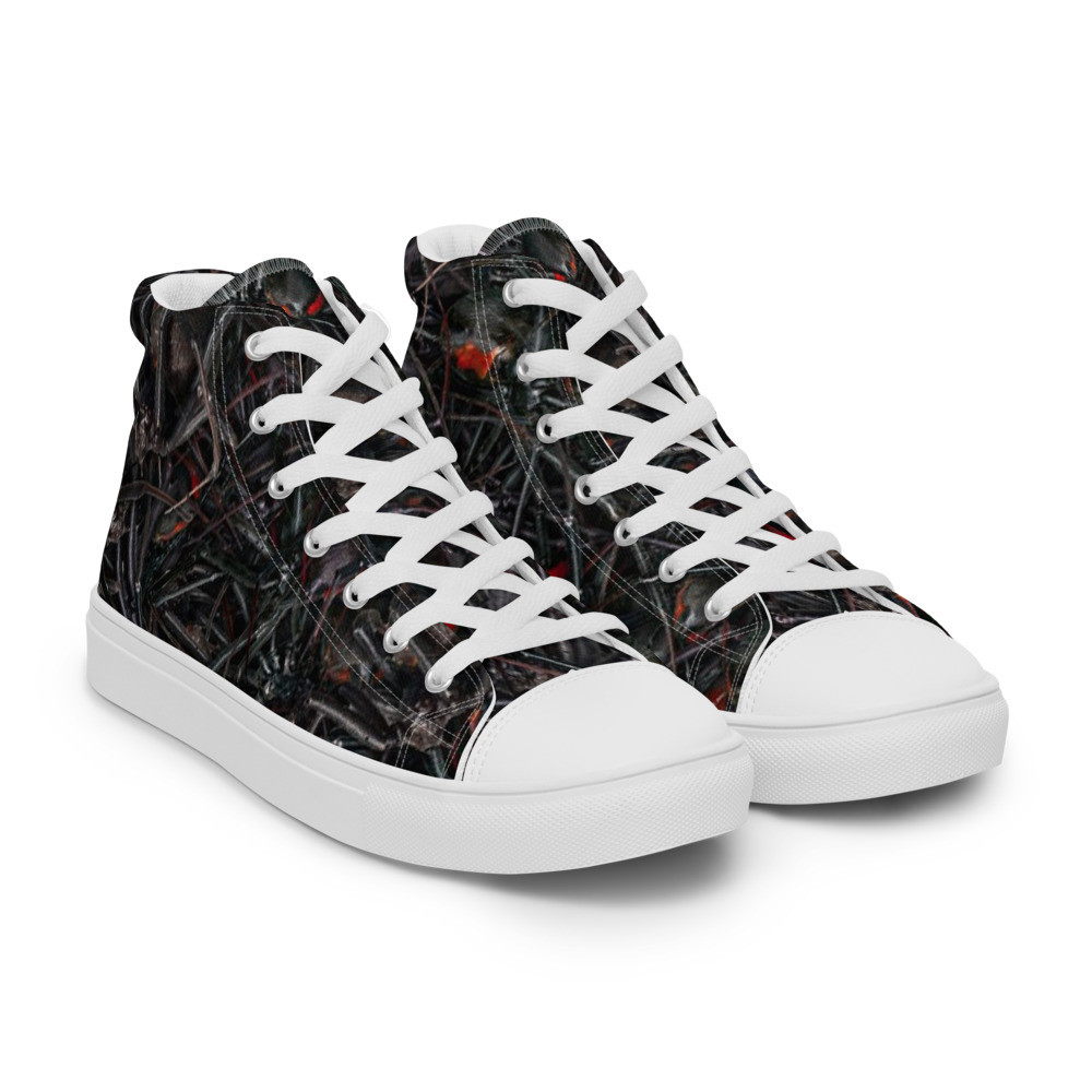 Widow Nest - Men’s high top canvas shoes