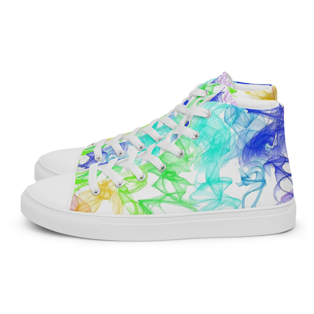 Unicorn Farts - Men’s high top canvas shoes