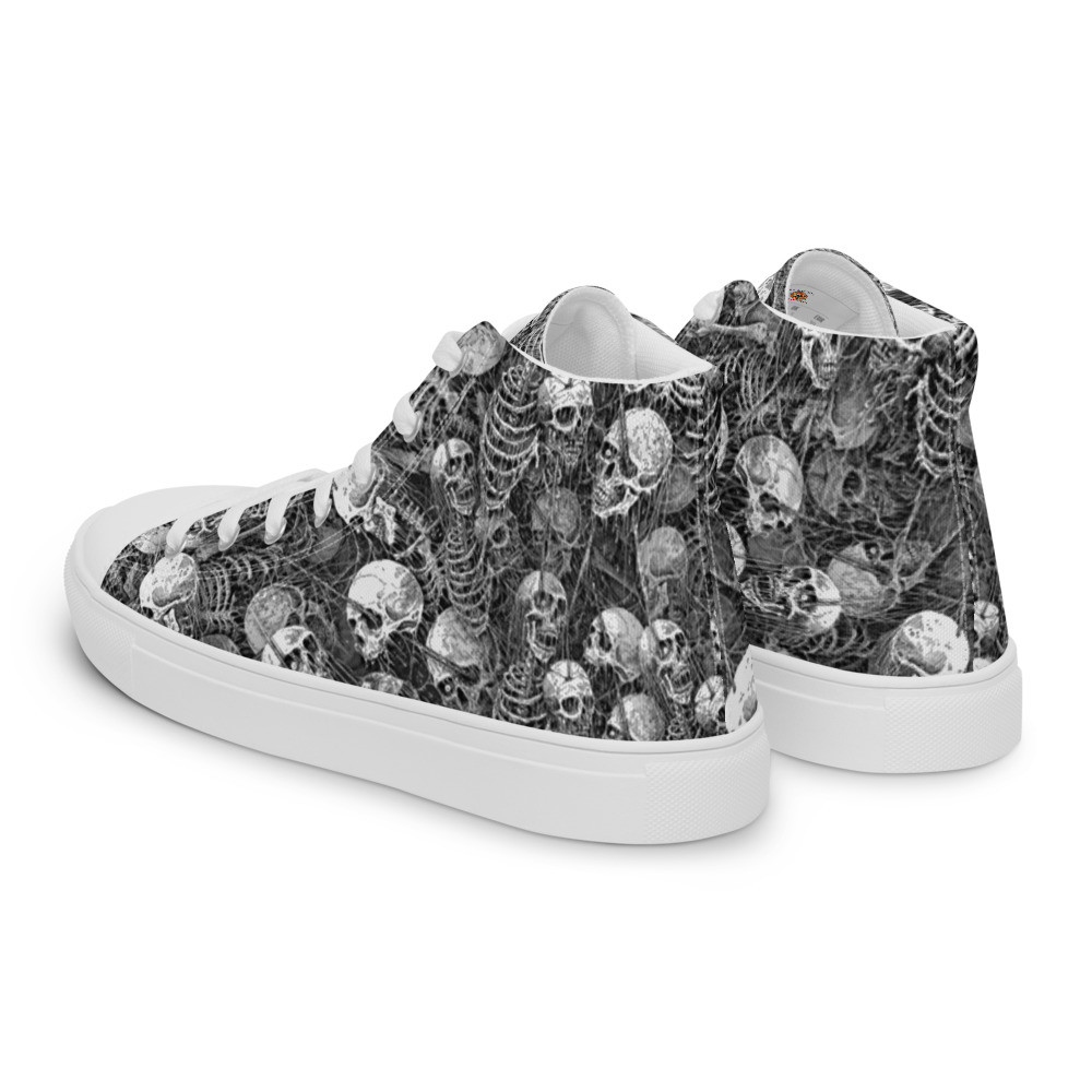 Sea Of The Dead - Men’s high top canvas shoes