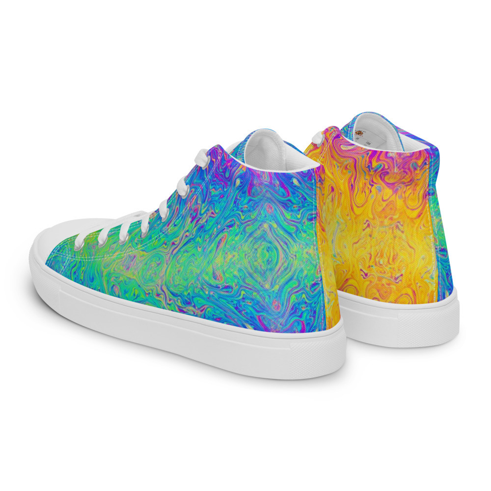 Soapadelic - Men’s high top canvas shoes