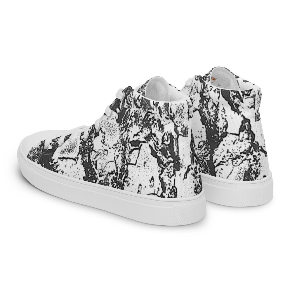 Avalanche Camo - Men’s high top canvas shoes