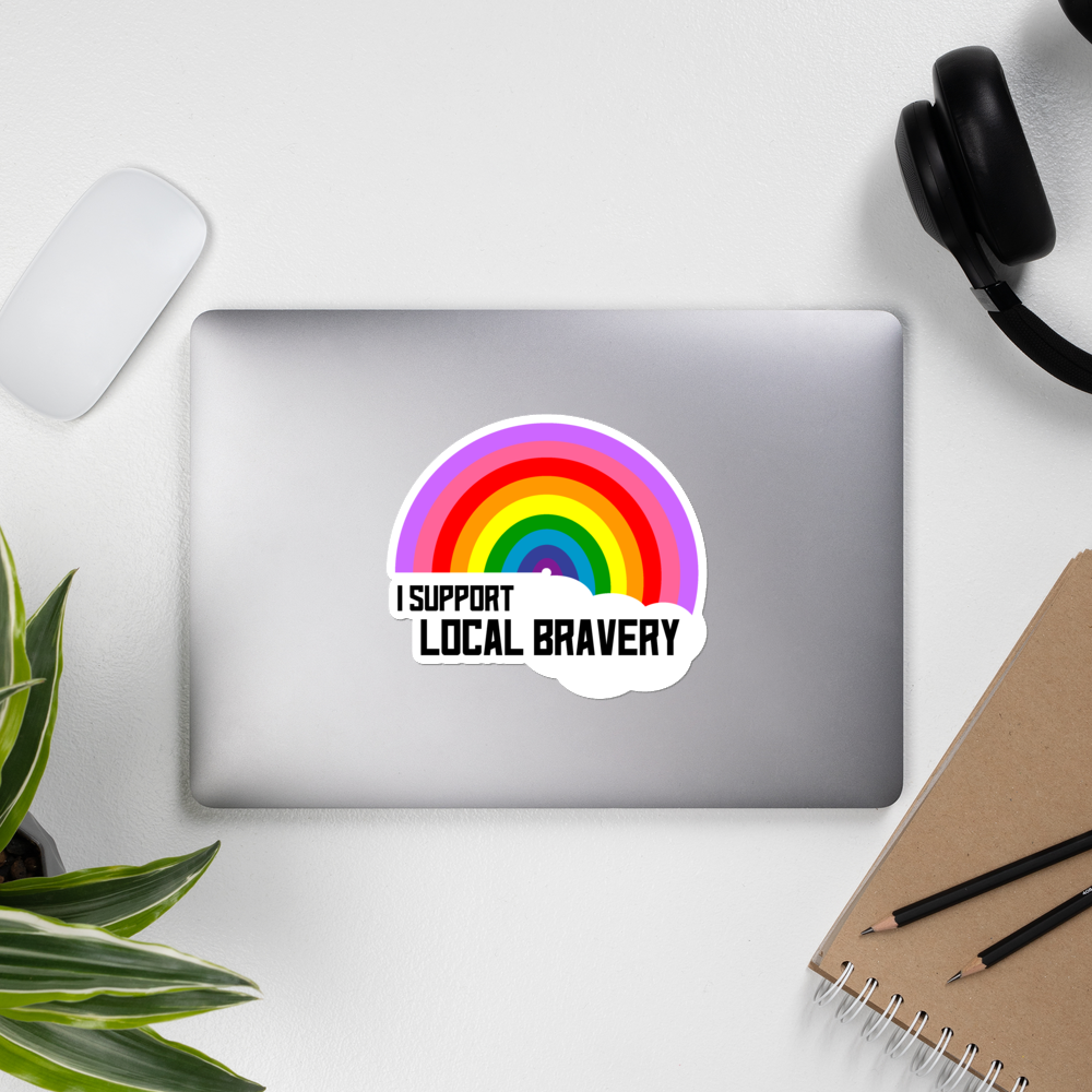 Rainbow Bubble-free stickers