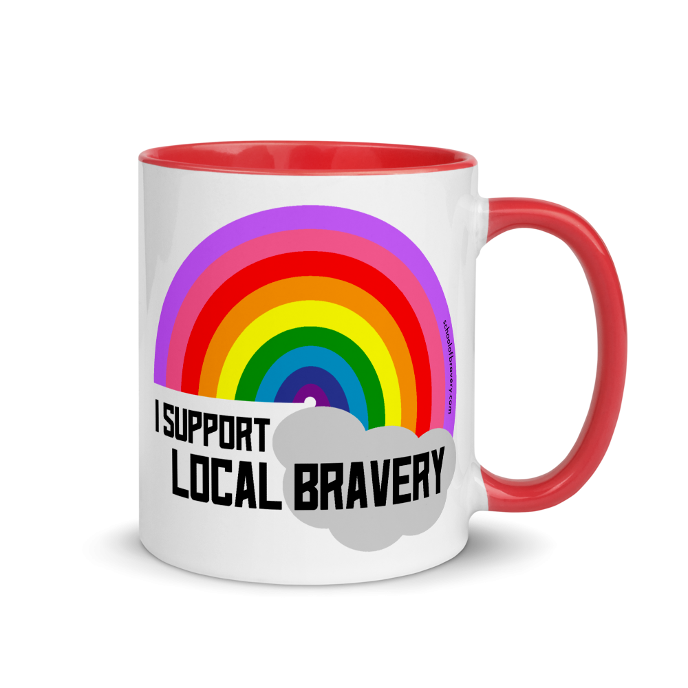 Rainbow Mug with Color Handle & Inside