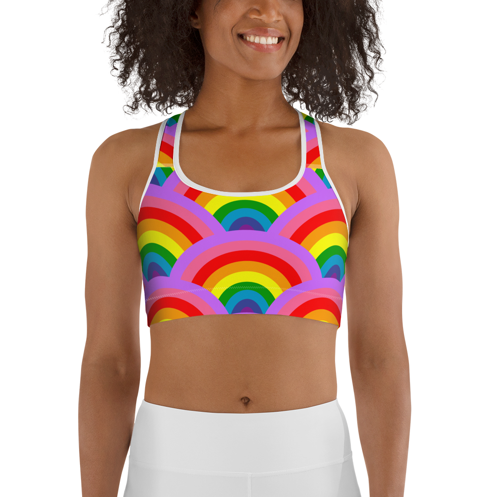 Rainbow Sports Bra