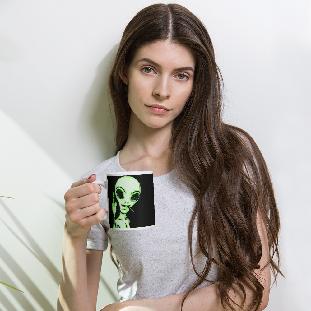 Don't Tell Me What To Do Grumpy Alien Mug 2 Sizes