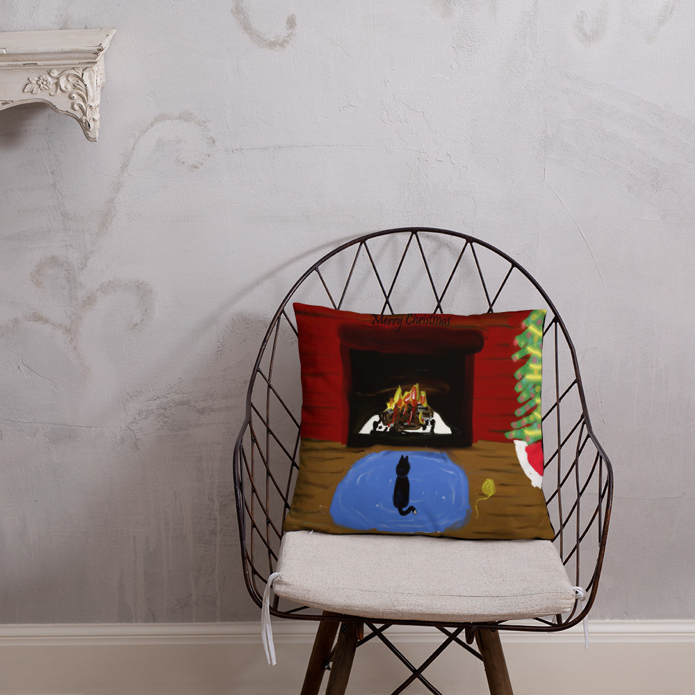 Merry Christmas OG Artwork accent Pillow