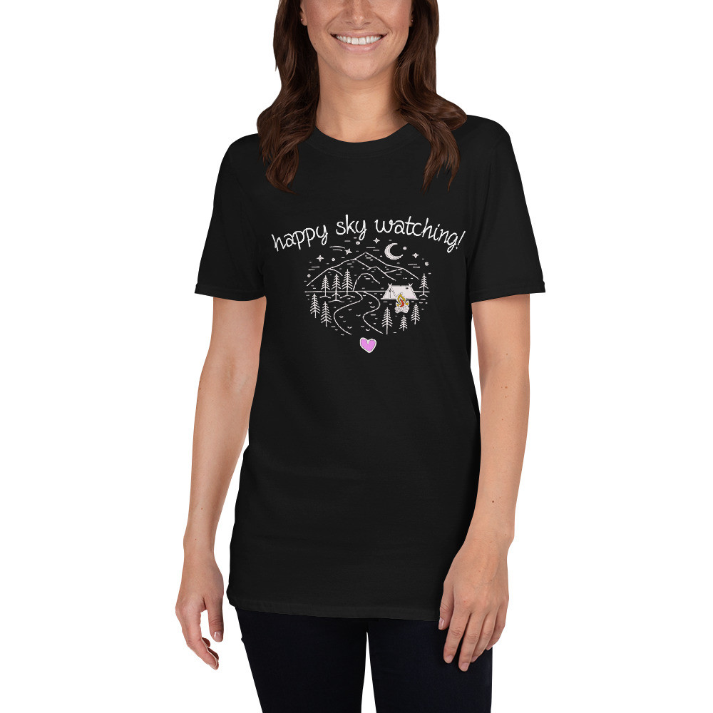 Happy Sky Watching Short-Sleeve Unisex T-Shirt