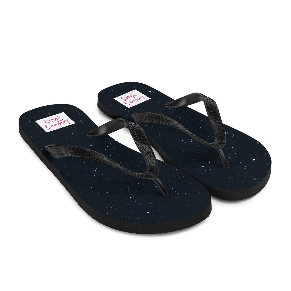 Loohoo's Shoes Night Sky Flip-Flops