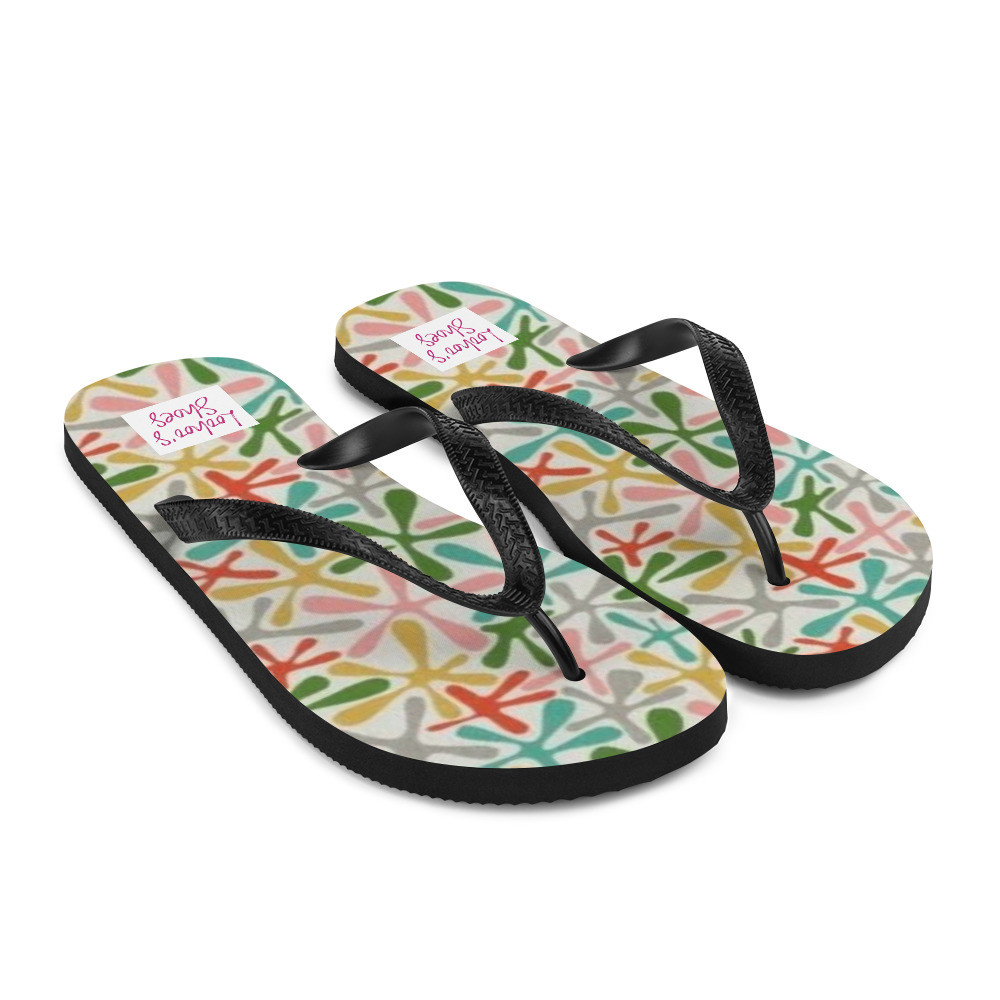 Loohoo's Shoe's Retro Flip-Flops