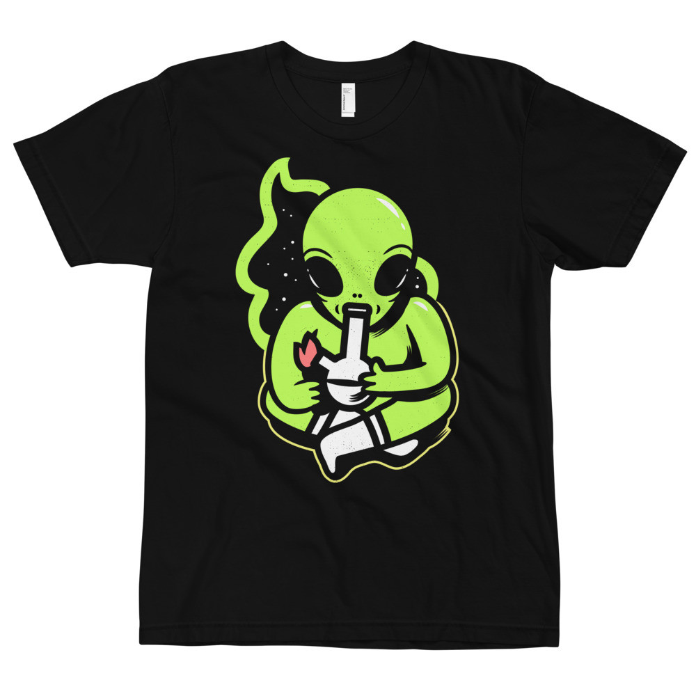 Smoking Alien T-Shirt
