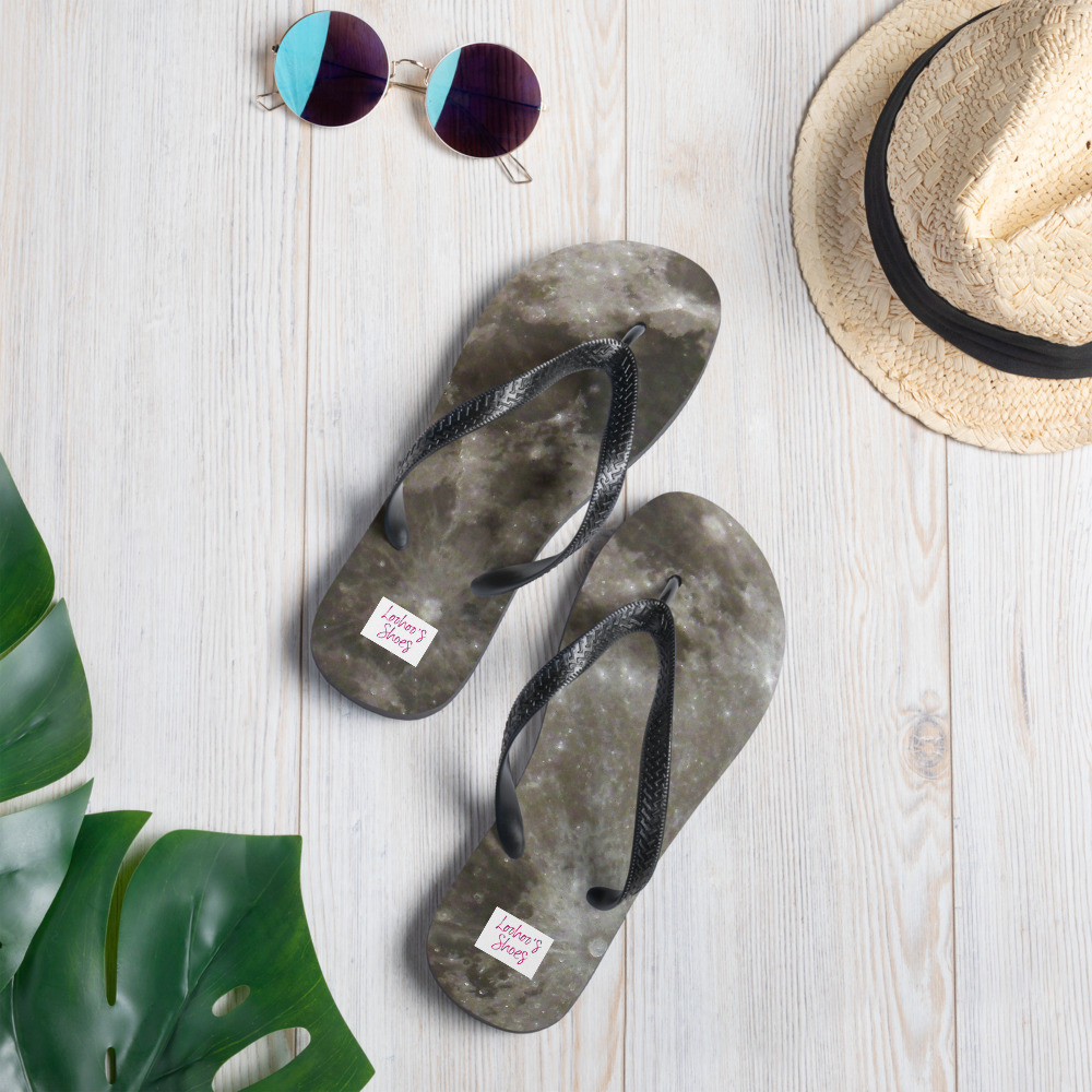 Loohoo's Shoes Moon Flip-Flops