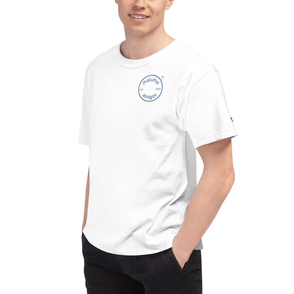 Lotushead w/surfboard Men's Champion T-Shirt