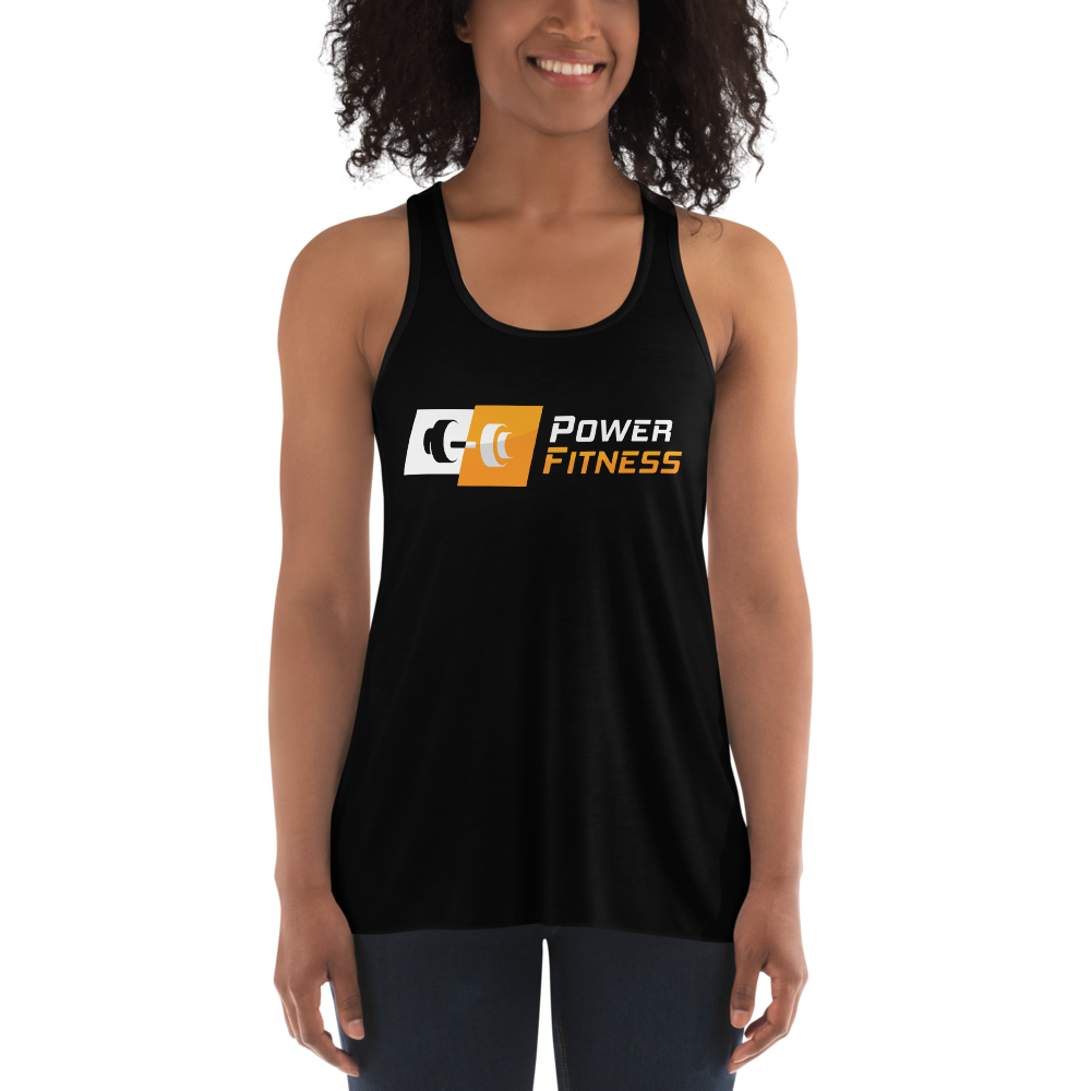 Power Fitness - Women's Flowy Racerback Tank | Bella + Canvas 8800