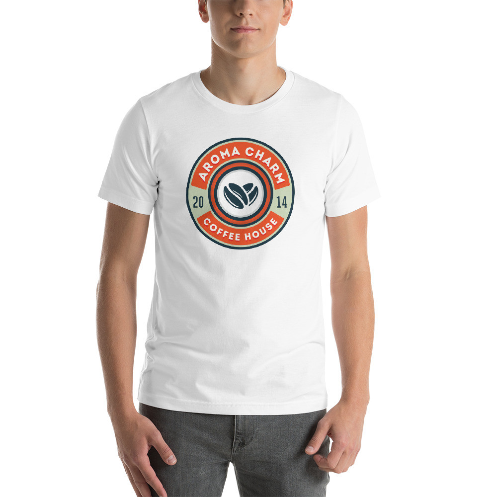 Aroma Charm Coffee House - Short-Sleeve Unisex T-Shirt