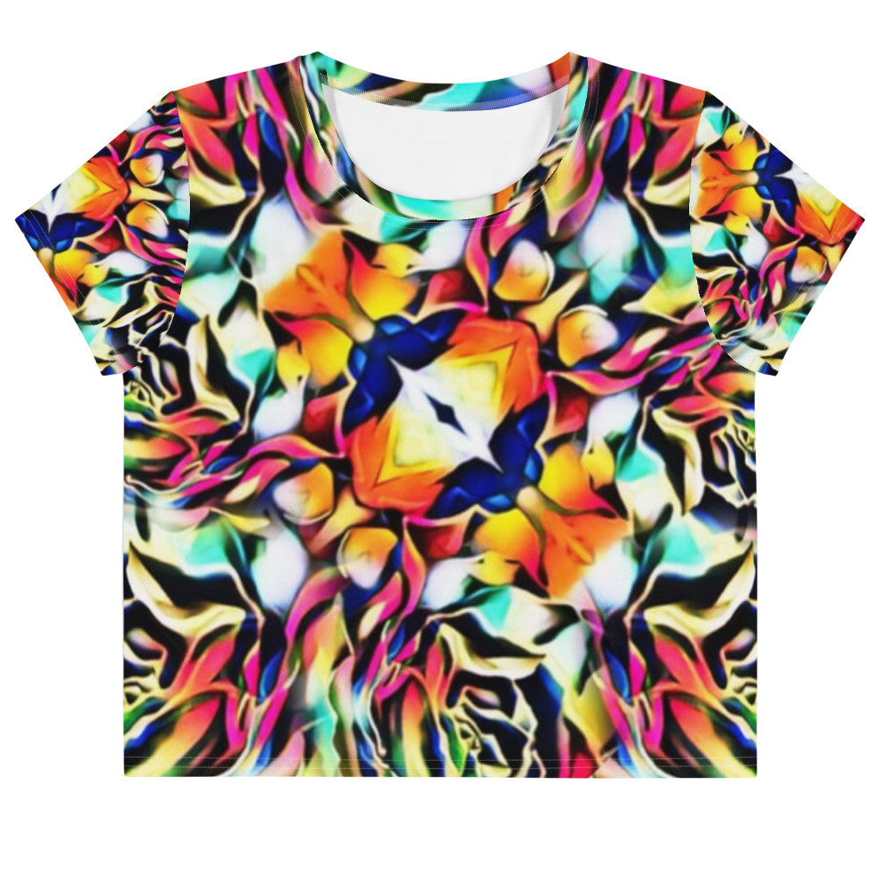 All-Over Print Crop Tee