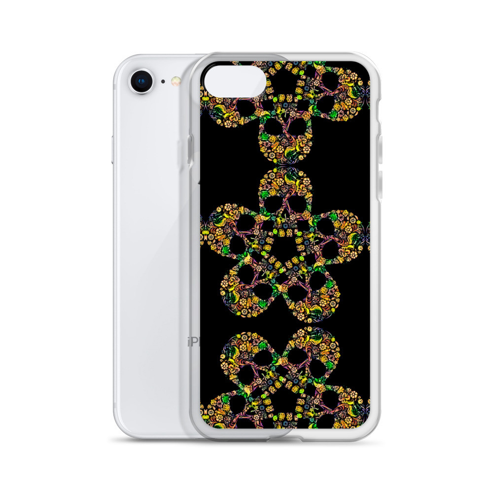 pentagram skull Phone Case