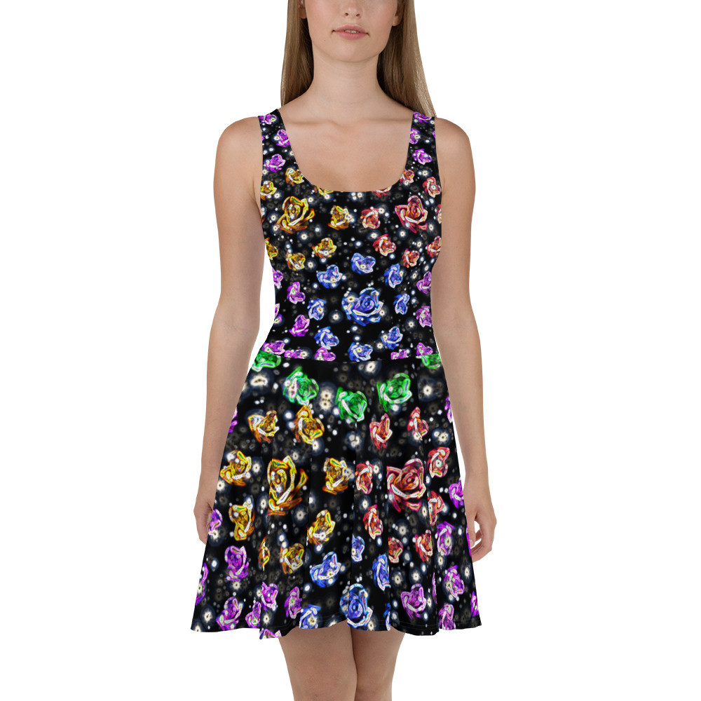 Skater Dress flowers 