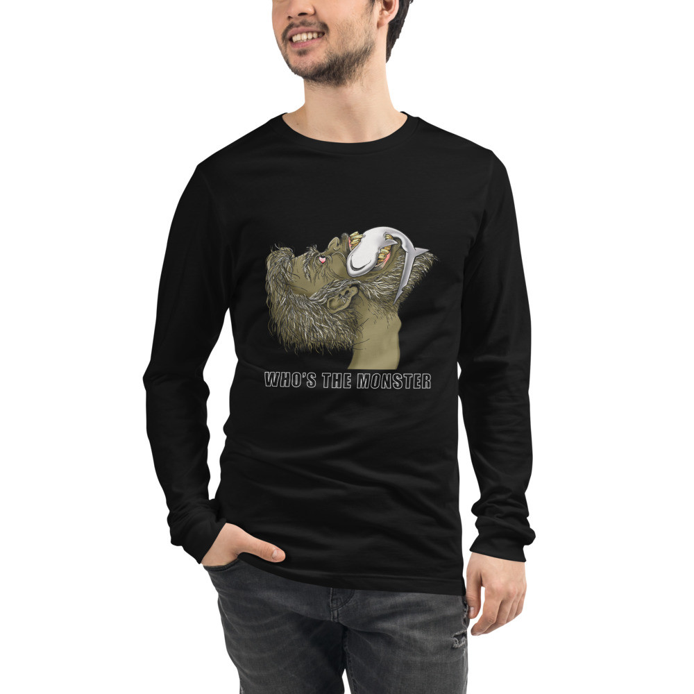 Who's The Monster - Unisex Long Sleeve Tee