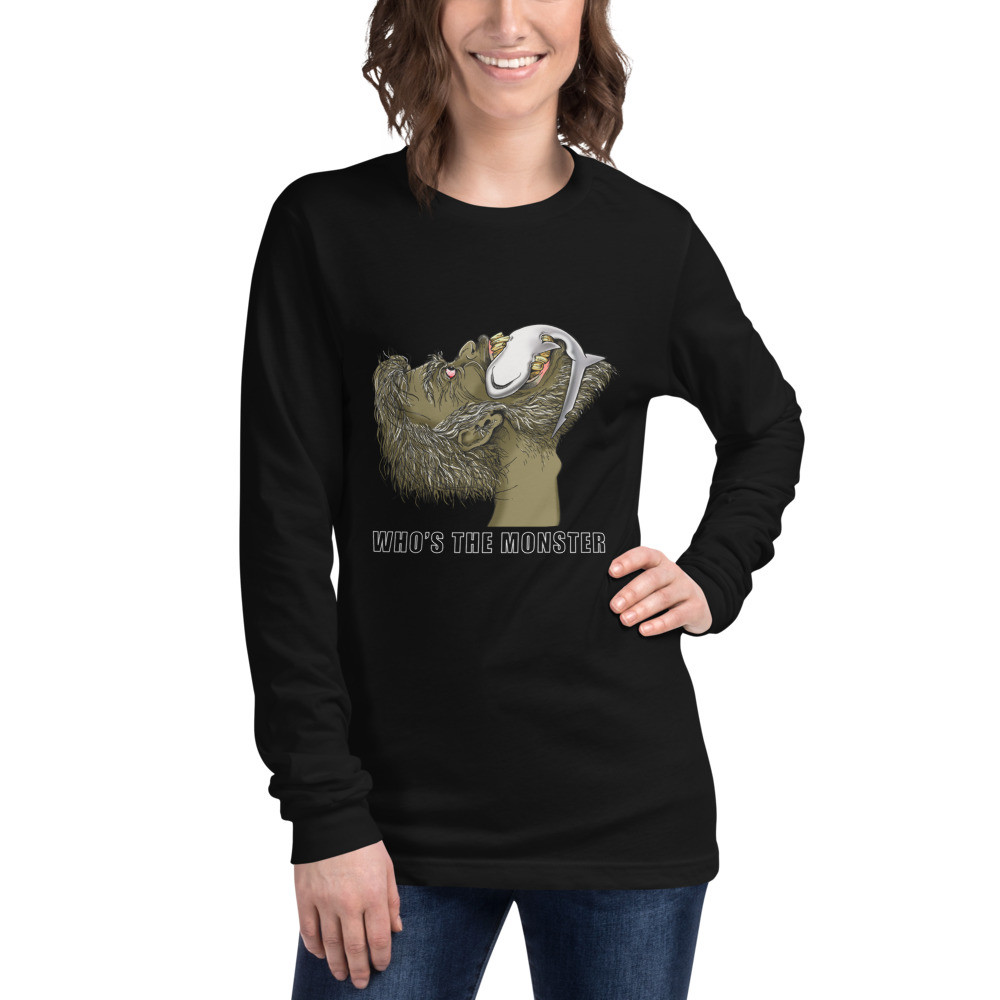 Who's The Monster - Unisex Long Sleeve Tee