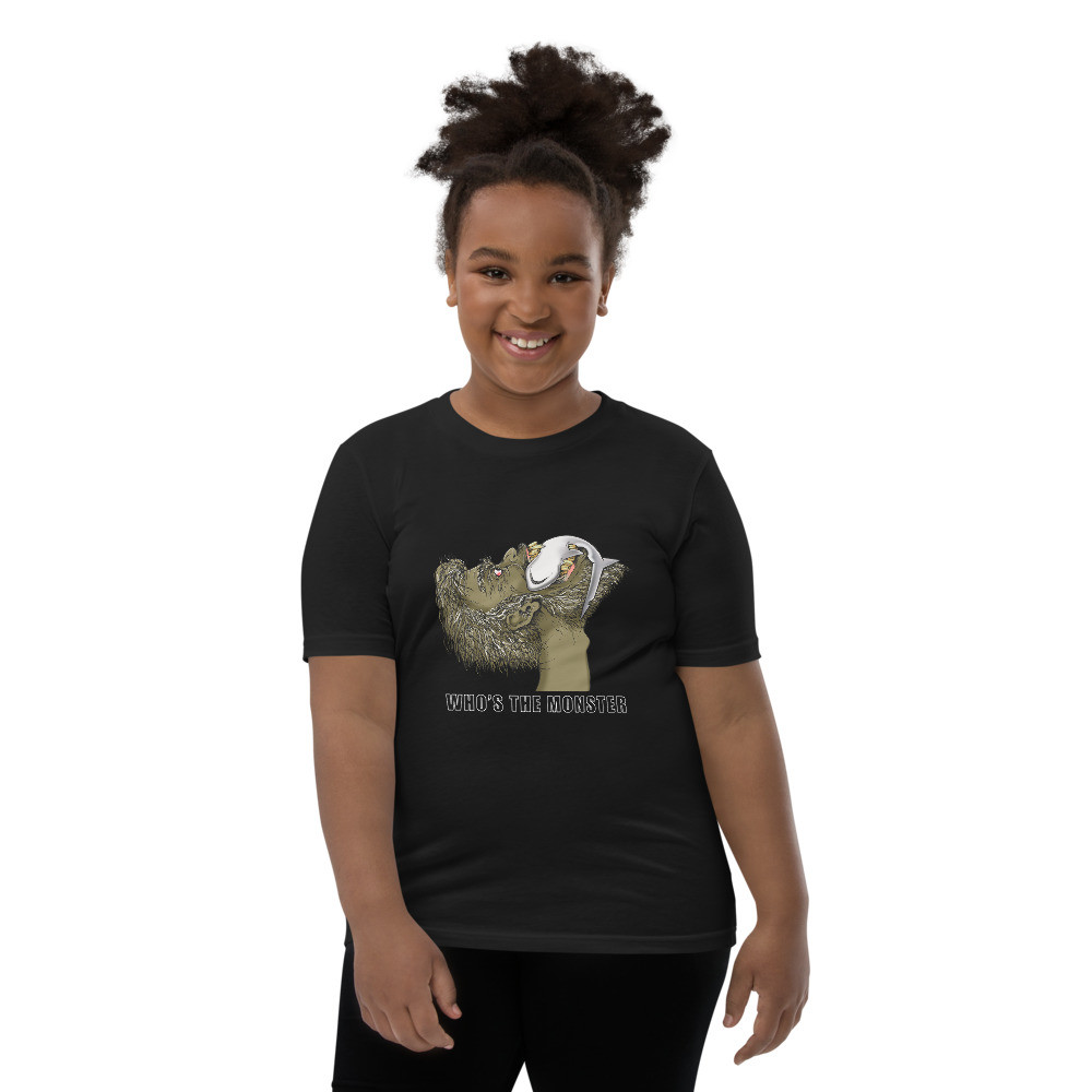 Who's The Monster - Youth Short Sleeve T-Shirt