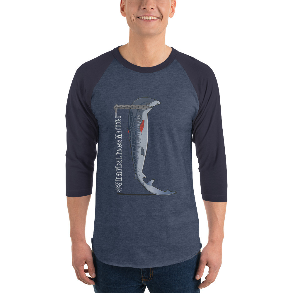 SharksLivesMatter - Unisex 3/4 Sleeve Raglan Shirt
