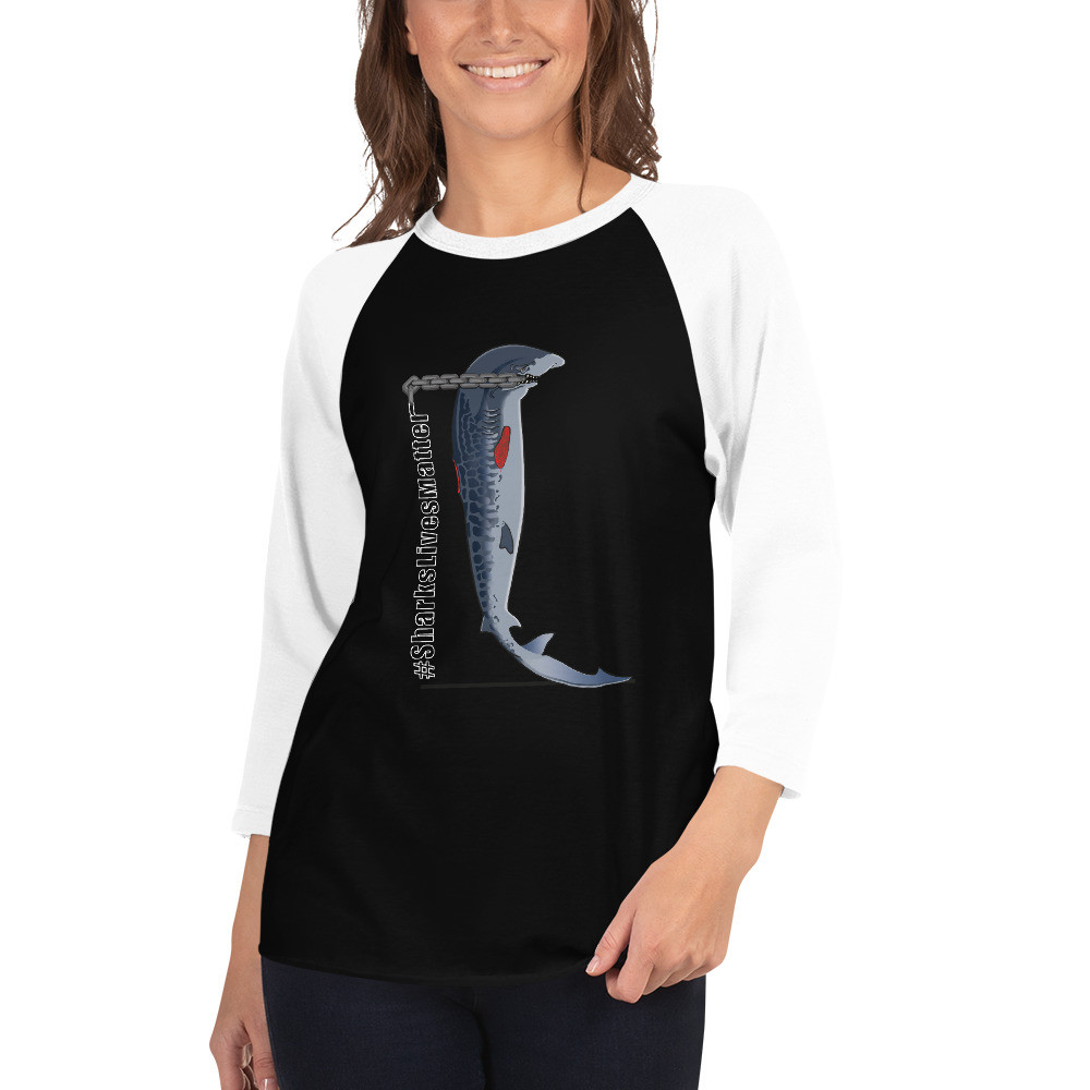 SharksLivesMatter - Unisex 3/4 Sleeve Raglan Shirt