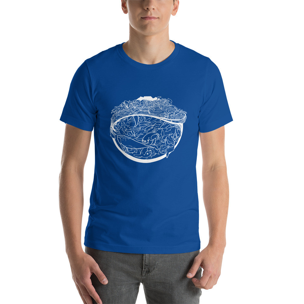 Sea Scape (White) - Short-Sleeve Unisex T-Shirt
