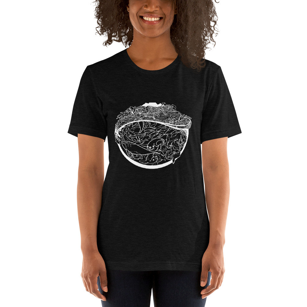 Sea Scape (White) - Short-Sleeve Unisex T-Shirt