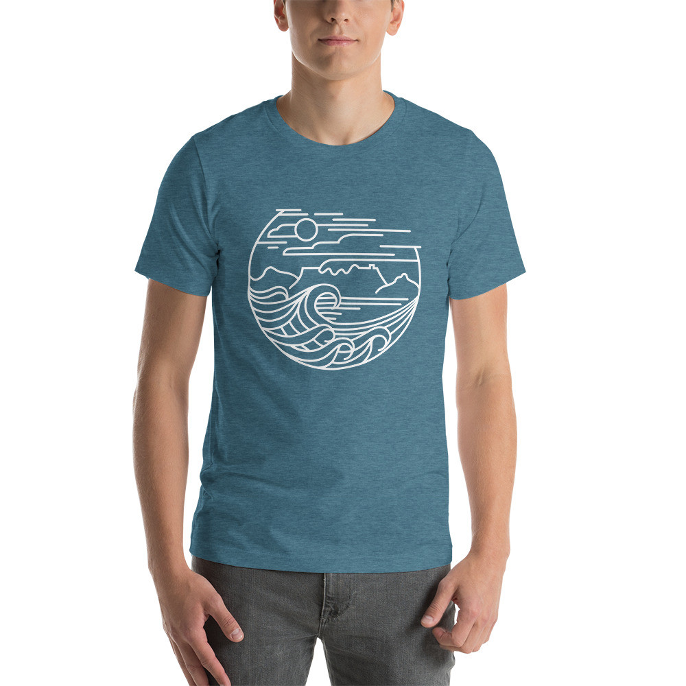 Cape Town (White) - Short-Sleeve Unisex T-Shirt